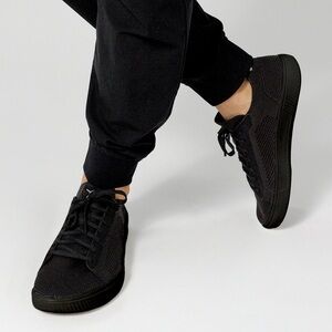 Flux Adapt Trainer Shoes Black Knit Barefoot Minimalist Men’s 12 Women’s 13 Gym